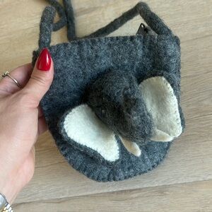 Cute felt elephant bag